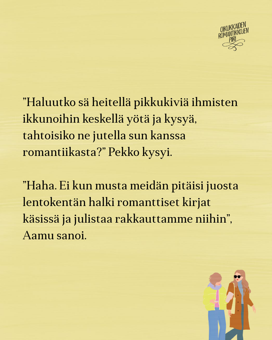 Karamellikatastrofi kirjan sitaatti