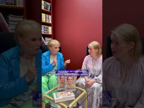 Katri Helena ja Elina Hirvonen keskustelevat kirjasta Katir Helena