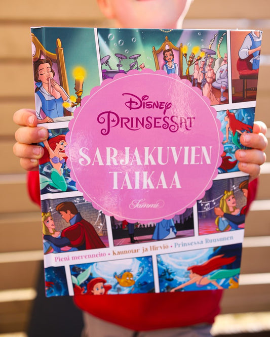 Etukansi. Disney. Disney. Prinsessat. Sarjakuvien taikaa.