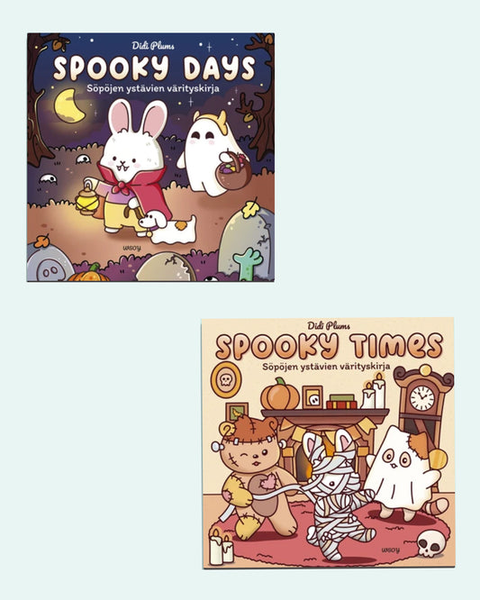 Spooky Days ja Spooky Times -värityskirjapaketti
